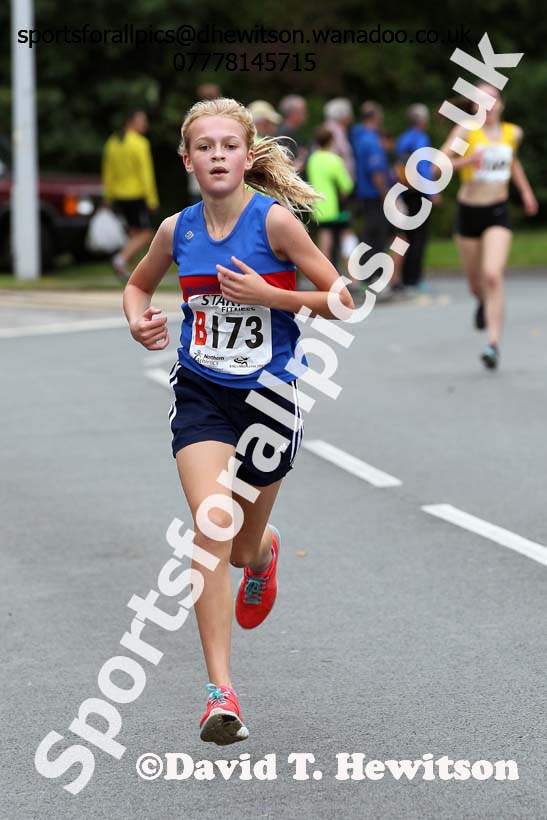 Girls under-15s Northern Road Relays, Warrington. Photo: David T. Hewitson/Sports for All Pics